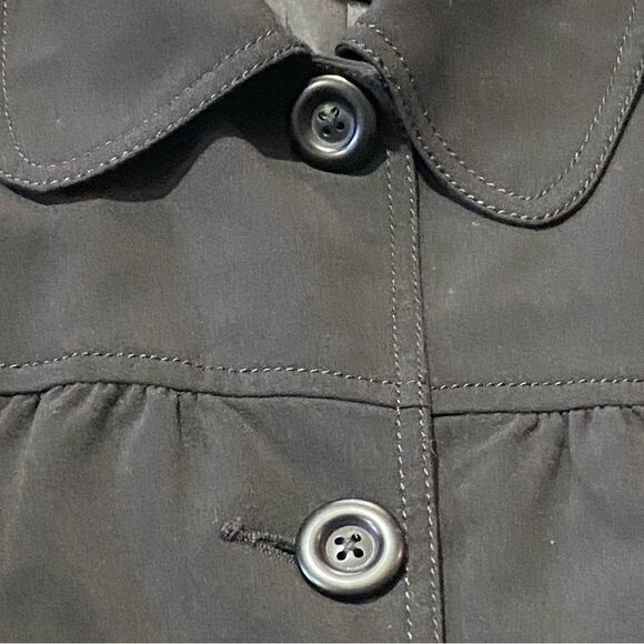 Larry Levine Stretch Black 2 Button Front Women's Jacket Blazer Size Medium - Picture 7 of 16
